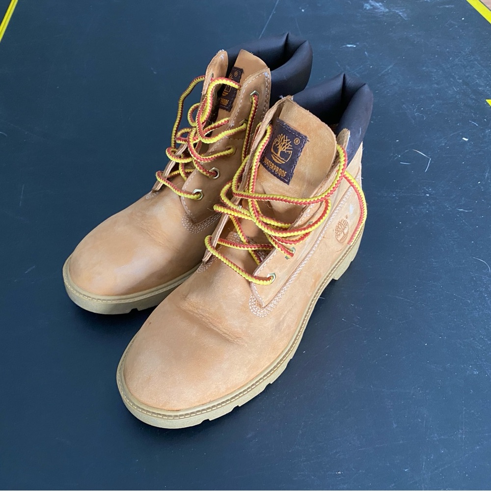 Boys Size 5 Timberland Work Boots